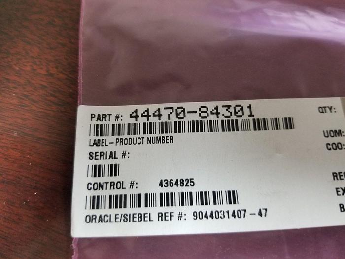 HP 44470A Label NEW!