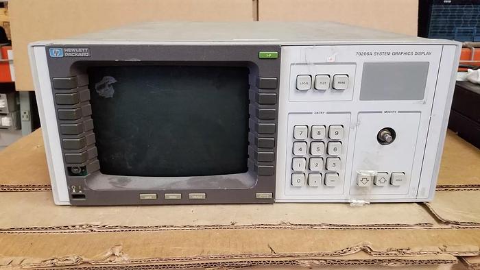 Used HP 70206A System Graphics Display for Parts!