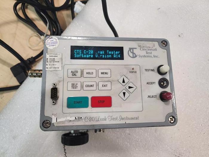 Used Cincinatti Test Systems Sentinel C-20 Leak Test Instrument Unit #5