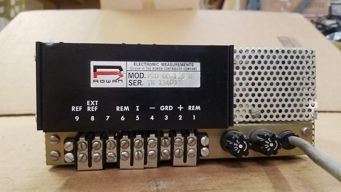 Used Electronic Measurements PRO60-1.5M Programmable Regatran Powers UP!