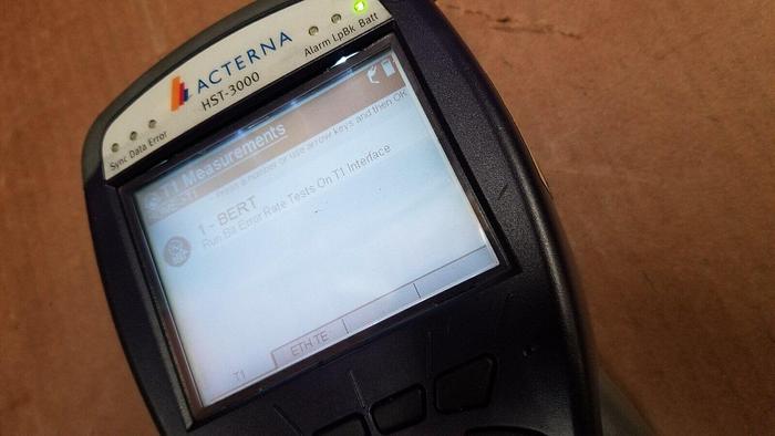 Used JDSU/Acterna/VIAVI HST-3000 with SIM T1 Module Unit #56