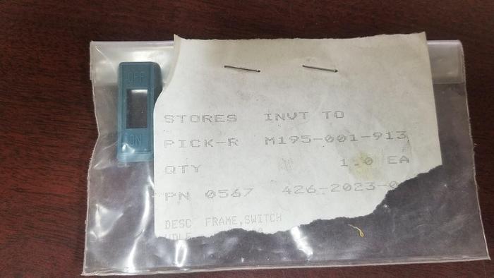 Tektronix 195-001-913 ON/OFF Switch Bezel NEW!