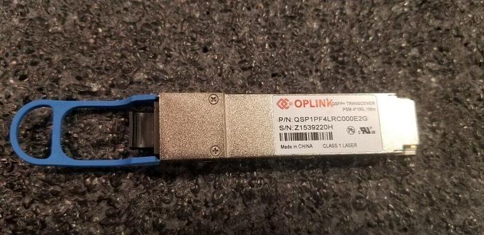 Used OPLINK QSP1PF4LRC000E2G SFP Module