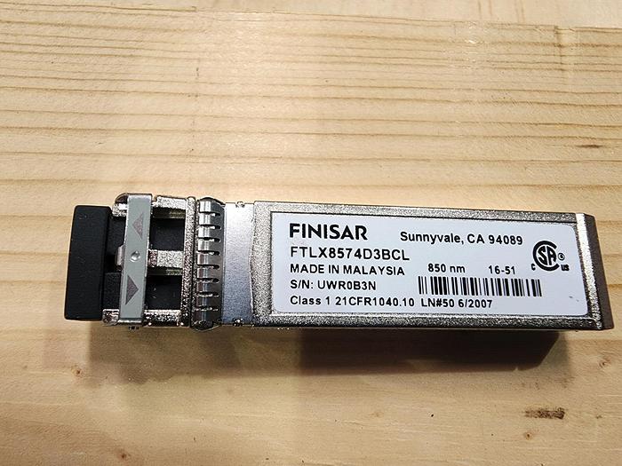 Used Finisar FTLX8574D3BCL SFP Module
