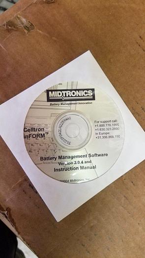 Used Midtronics CTU6000 Battery Management Software Version 3.0.4