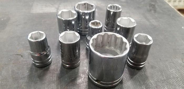 Used PROTO 1/2" SAE Socket Set #18 Made In USA