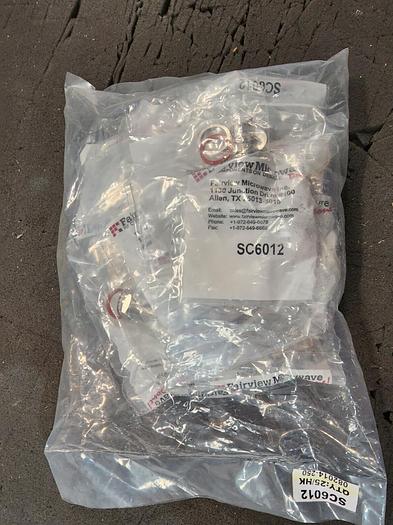 Fairview Microwave SC6012 BNC-F Bulkhead Connector Lot of 25 NEW!