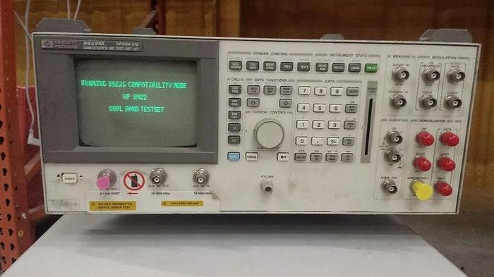 Used HP 8922M (Opt 10) GSM/DCS/PCS MS Test Set (IF)