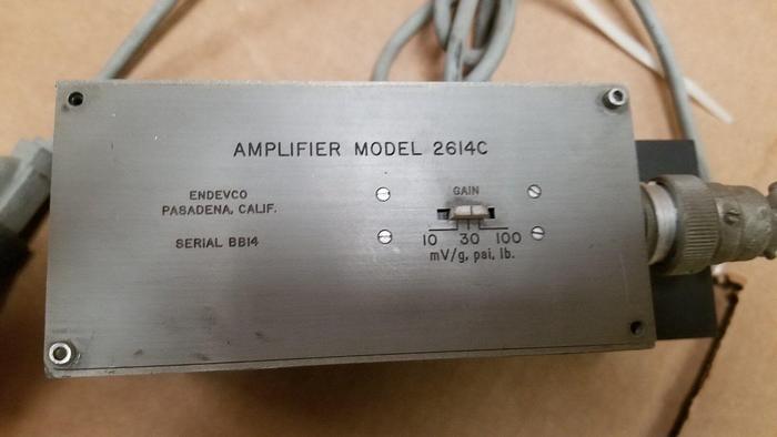 Used Endevco 2614C Amplifier with 4206 Power Supply