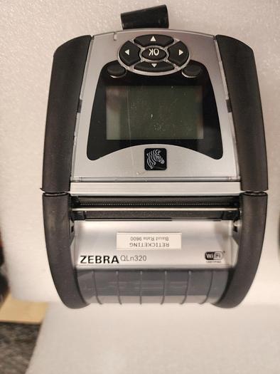 Used Zebra QLN320 Barcode Printer with Battery Unit #3