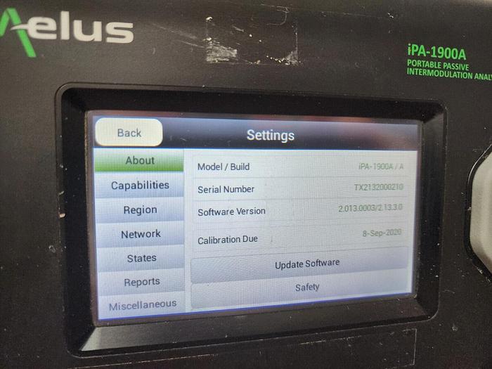 Used KAELUS IPA-1900A Portable PIM Tester Unit #11