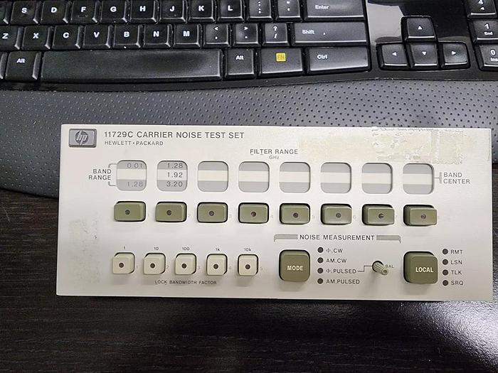 Used HP/Agilent 11729C Front Panel Assembly With Board.