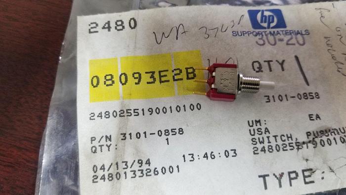HP 3101-0858 Switch NEW!