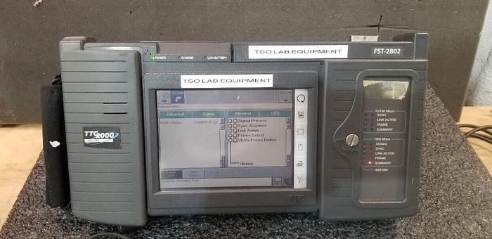 Used TTC/Acterna Test Pad 2000C with FST-2802 Module Unit A3