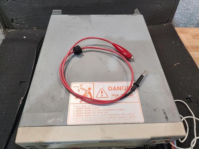 Used VITREK V63 AC/DC/IR Safety Analyzer with Leads READ!