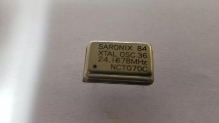 SARONIX NCT070C 24.1678MHz Crystal Oscillator Lot of 25 NEW!
