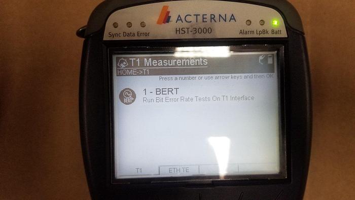 Used JDSU/Acterna/VIAVI HST-3000 with SIM T1 Module Unit #36