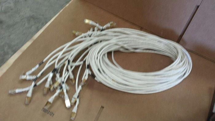 Used Cat 5 Cables with Gold Plated Connectors Lot of 22!