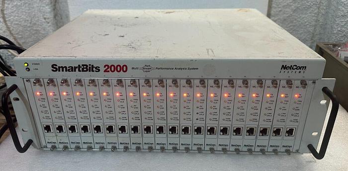 Used NetCom Systems SmartBits SMB-2000 Performace Analysis System *Guaranteed*
