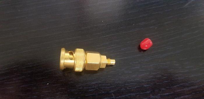 Used Sealectro 50-074-6800 BNC Male to SMC Male Adapter