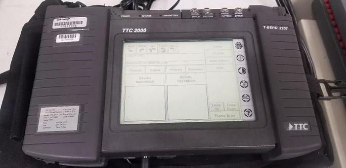 Used TTC Test Pad 2000 with T-Berd 2207 Module