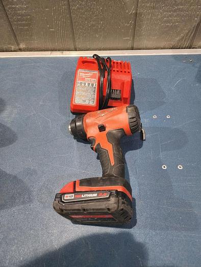 Used Milwaukee 2588-20 Cordless Heat Gun with Battery and Charger Unit #15