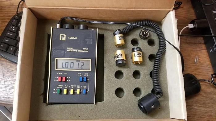 Used 3M PHOTODYNE 22XLC Fiber Optic Multimeter