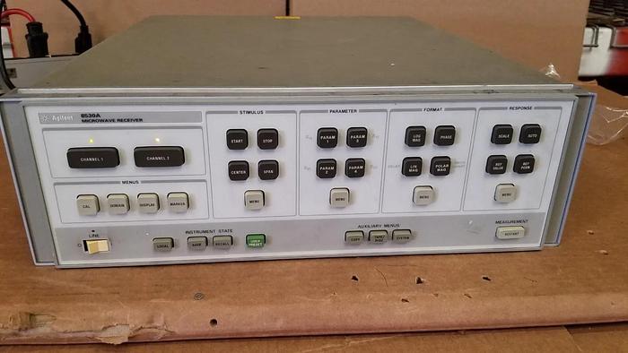 Used Agilent 8530A Microwave Receiver Section Powers UP! READ!