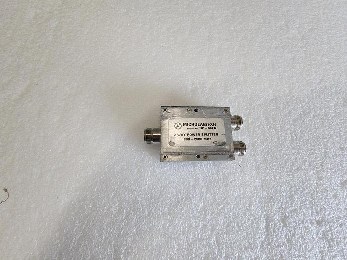 Used Microlab/FXR D2-64FN 2-Way Power Splitter 800-2500MHz