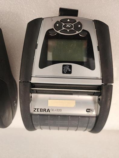 Used Zebra QLN320 Barcode Printer with Battery Unit #1