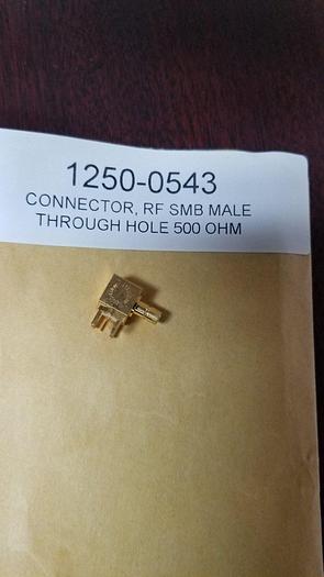 HP 1250-0543 SMB Male Through Hole 500 Ohm Connector NEW!
