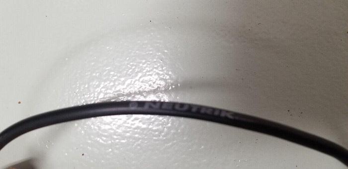 Used NEUTRIK Audio Test Jack Cable 18 inches