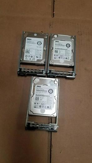 Used Dell 0MTV7G 300GB 2.5" 6Gbps 10K SAS Drives Lot of 3