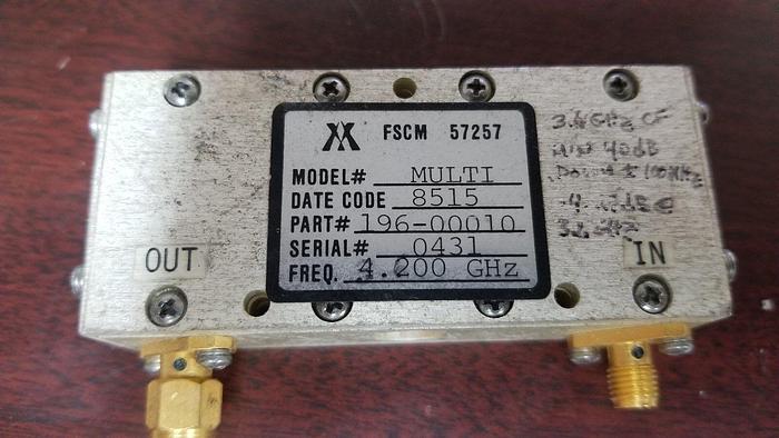Used FSCM 196-00010 4.2GHz Filter