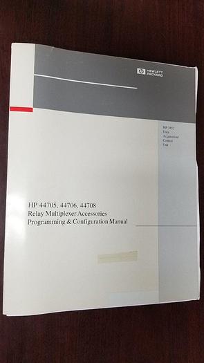 Used HP 44705, 44706, 44708 Programming & Configuration Manual