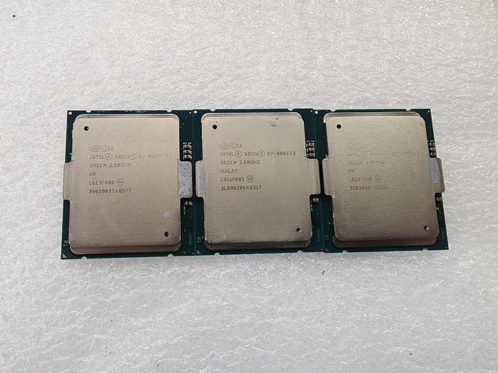 Used INTEL XEON E7-8895V3 SR21W CPU 2.60GHz Lot of 3