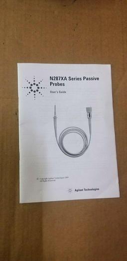 Used Agilent N287XA Series Passive Probes User's Guide
