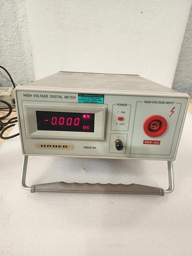 Used HANEG HM3676A High Voltage Digital Meter