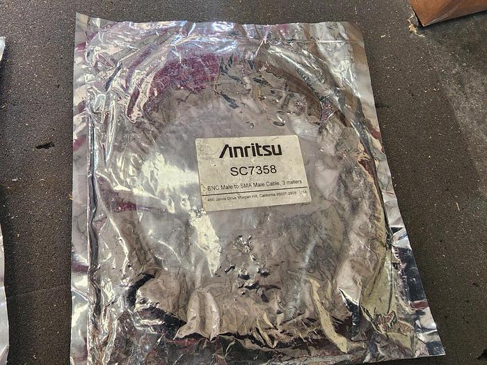 Anritsu SC7358 BNC Male to SMA Male Cable 3 Meter Unit #2 NEW!