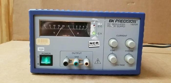 Used BK Precision 1620A DC Regulated Power Supply Unit #1 Good!