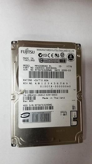 Used Fujitsu MHV2080AH 80GB 2.5" IDE Drive
