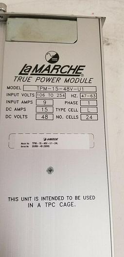 Used LaMarche TPM-15-48V-U1 True Power Module
