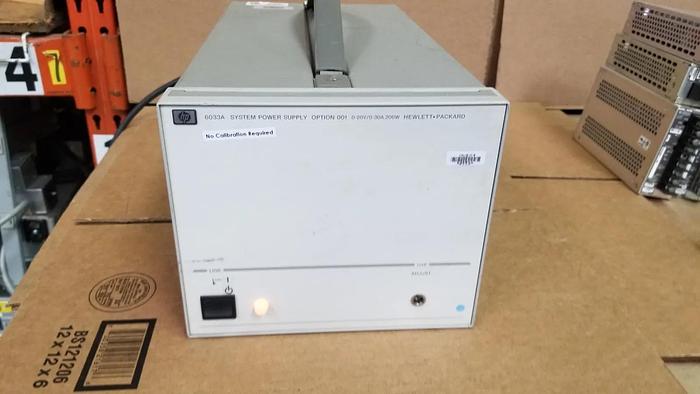 Used HP 6033A System Power Supply 0-20V/0-30A/200W Option 001 Good!