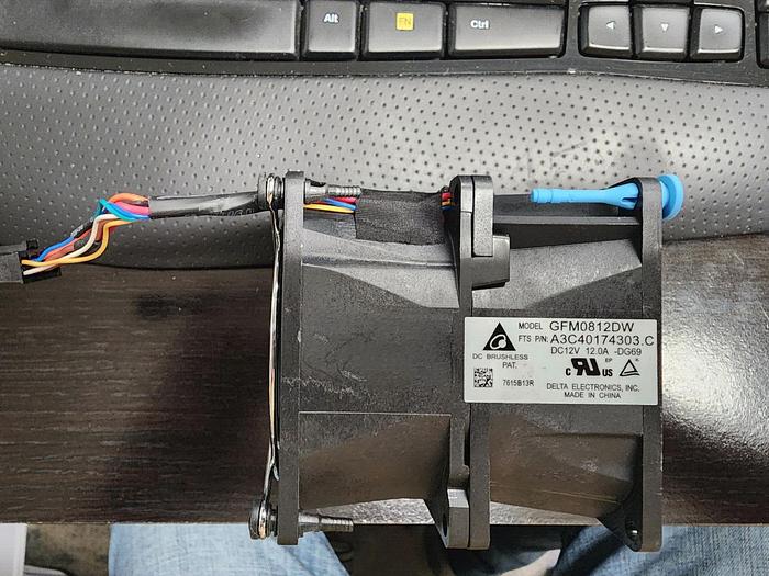 Used DELTA GFM0812DW Brushless Fan Assembly