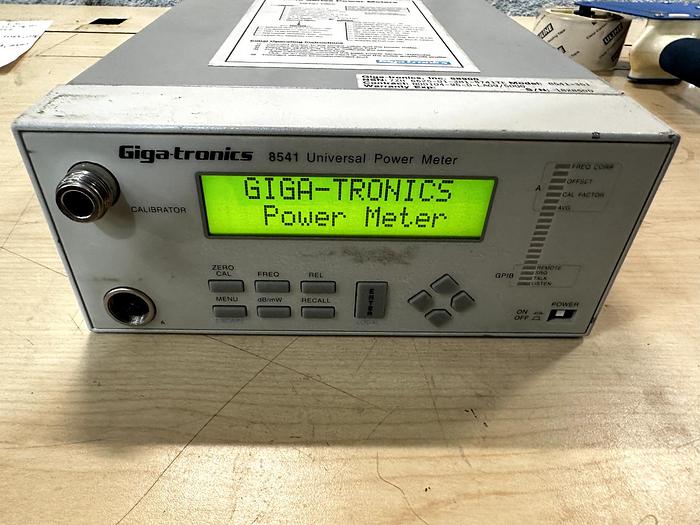Used Gigatronics 8541 Universal Power Meter *PARTS*