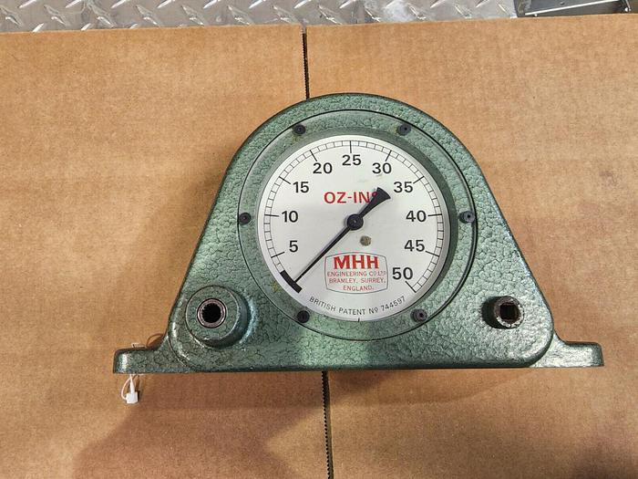 Used MHH 0-50 Oz.-Ins Torque Meter
