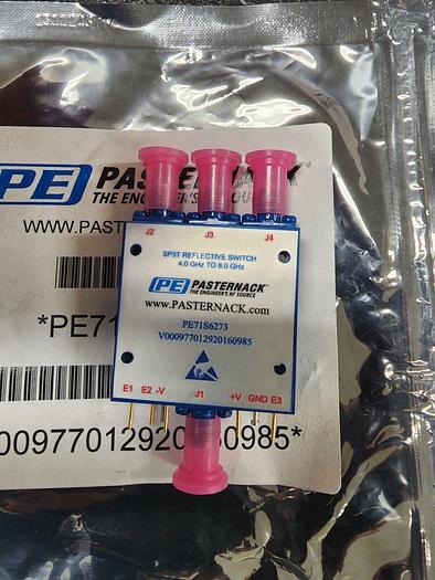 Pasternack PE71S6273 SP3T 4GHz-8GHz Pin Diode Switch NEW!!