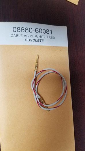 HP 08660-60081 Cable Assembly White/Red NEW!