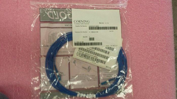 Used Corning 1FXB2.0 LCUPC/LCUPC 6M Fiber Optic Cables Lot of 25 NEW!