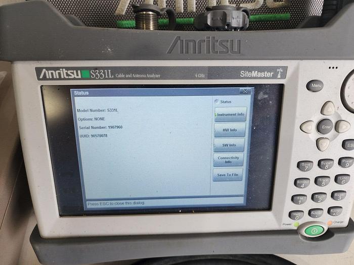 Used Anritsu S331L SiteMaster 4GHz Cable and Antenna Analyzer Unit #5